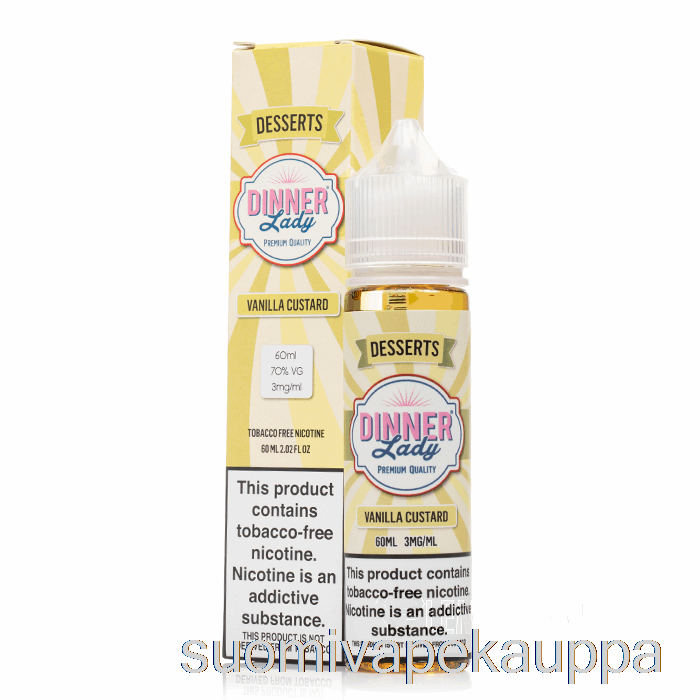 Vape Suomi Vaniljakastike - Vape Päivällinen Lady - 60ml 6mg